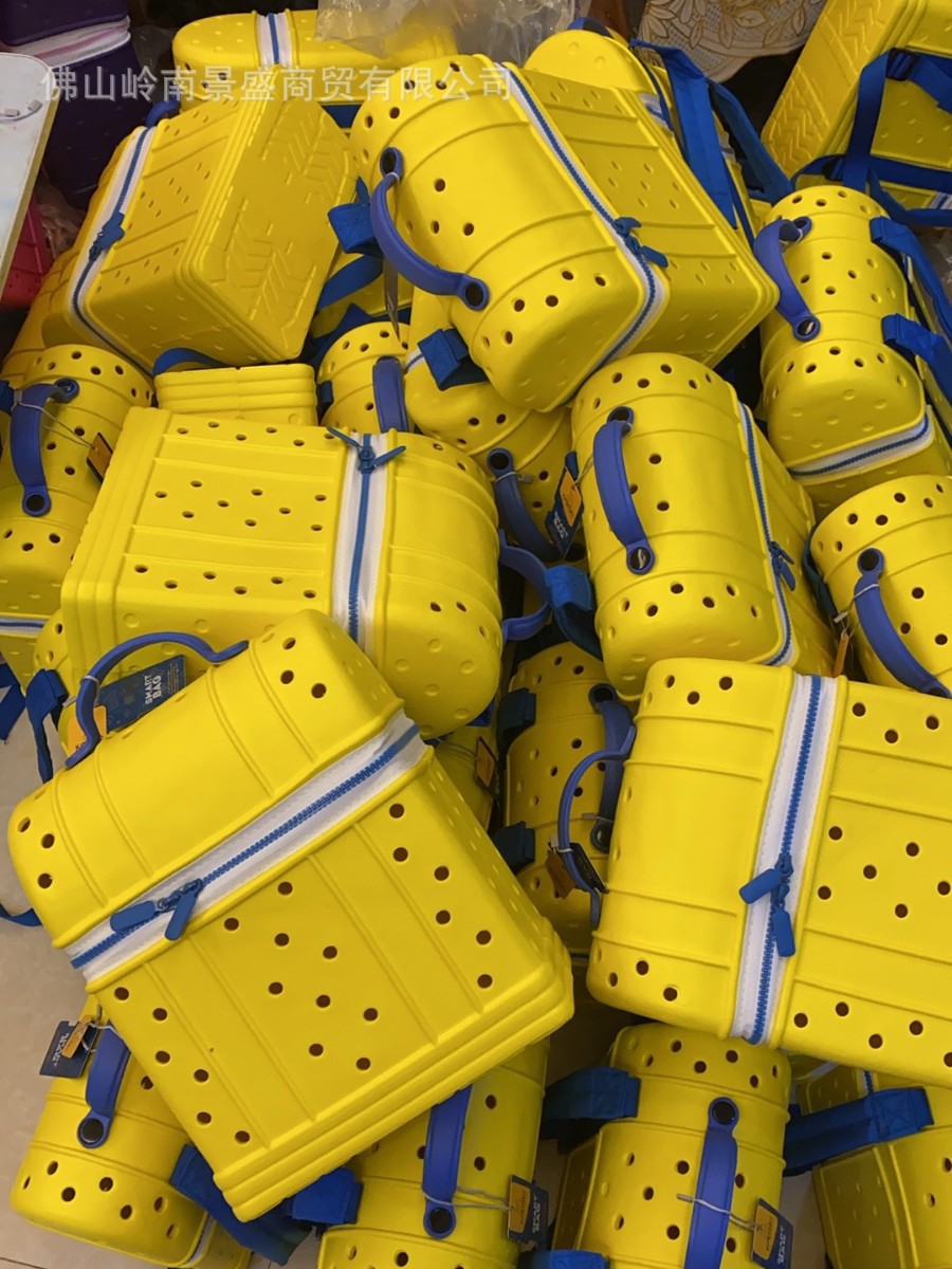 Niños agujeros decoración guardería para niños niñas mochila EVA lindos dibujos animados DIY mochila de hombro de gran capacidad