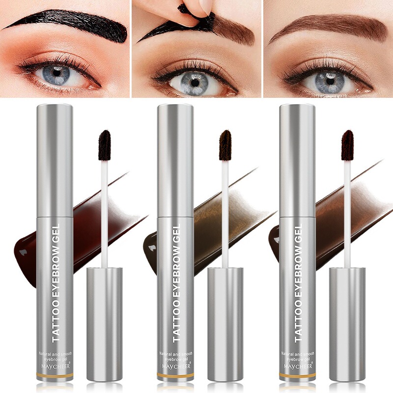 Cross-border MAYCHEER peel-off eyebrow tint, long-lasting, non-smudging, waterproof, sweat-proof, easy to apply, all in English