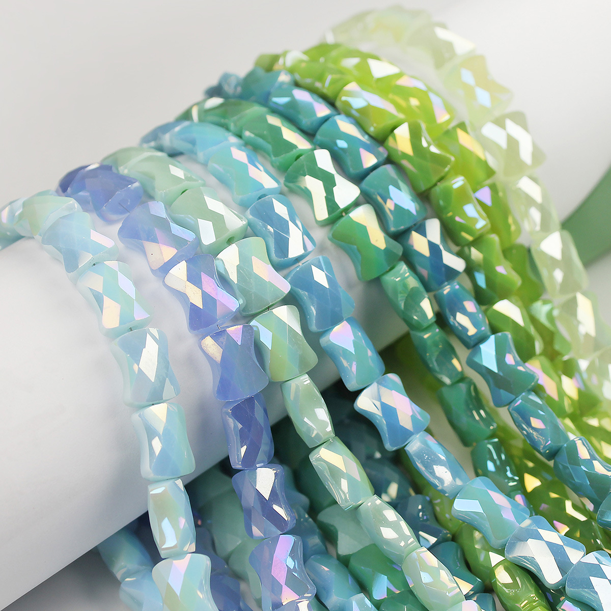 glass bamboo bracelet