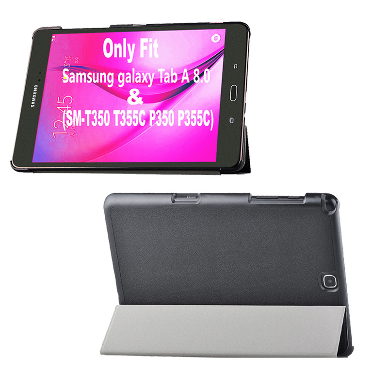 For Samsung Samsung Tab A 8.0 SM-T350 T355 P350 P355 flat protective leather case