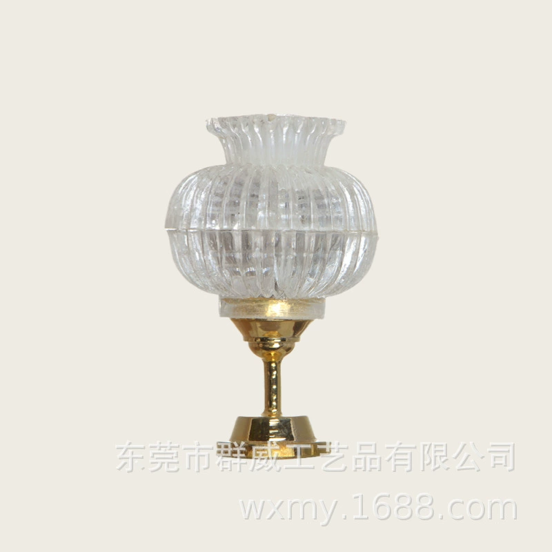 Diy Кукольный домик Аксессуары Мини-люстра Светодиодная лампа Миниатюрная мебель Декор