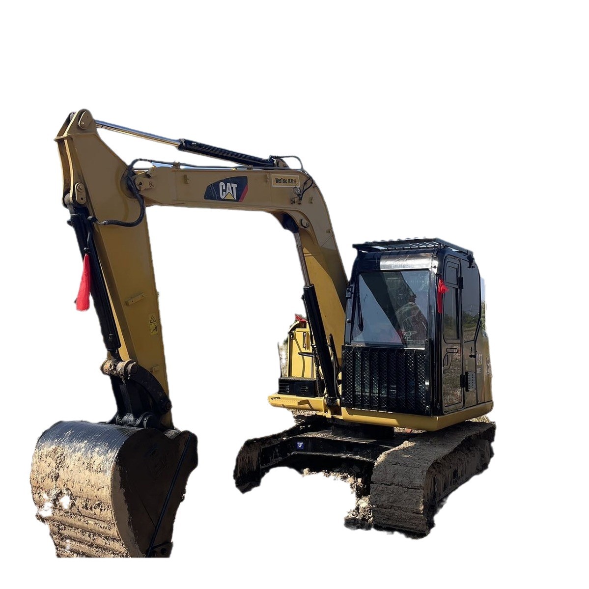 9.9 Chengxin 307 excavadora Carter trabaja alrededor de 80 horas para exportar líneas especiales al extranjero