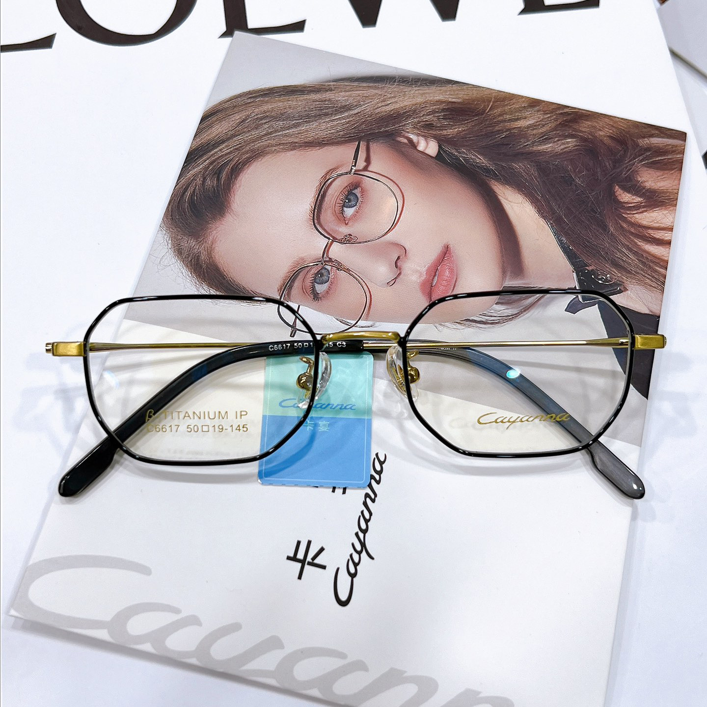 新款纯钛眼镜框 超轻复古高端时尚韩版近视眼镜架男女 高度数