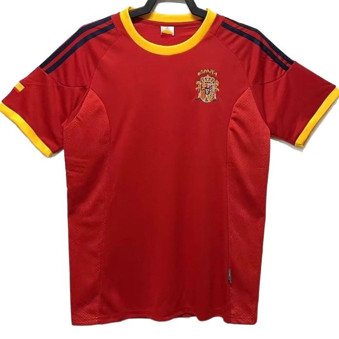 Camiseta de fútbol retro clásica versión nostálgica Brasil España México Alemania Serie transfronteriza Camiseta de una pieza