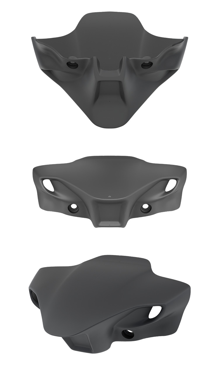 Suitable for Ducati Streetfighter V4/V4S/V2 Head Cover Modification Front Windshield Hood Wind Deflector for Models 18-24