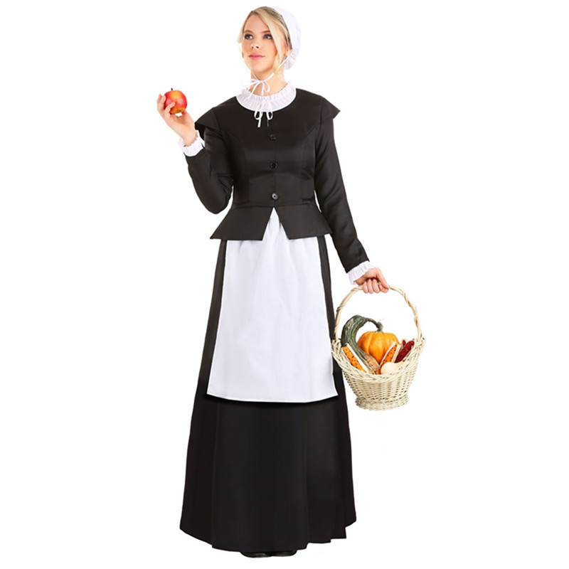 Halloween Retro European Pastoral French Maid Uniform German Munich Beer Girl Costume