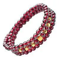 One bead bracelet pomegranate, simple and elegant design, for beloved, Birthday gift
