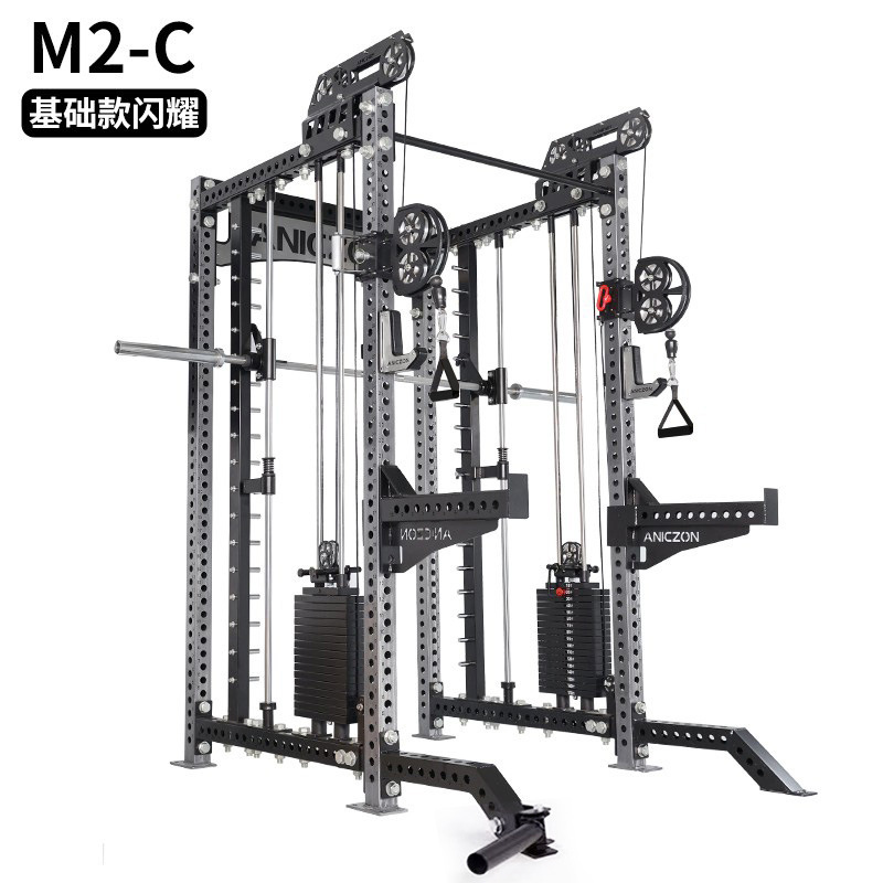 Gimnasio pórtico equipo de fitness hogar marco de sentadilla profunda multifuncional comercial Smith máquina de entrenamiento integral