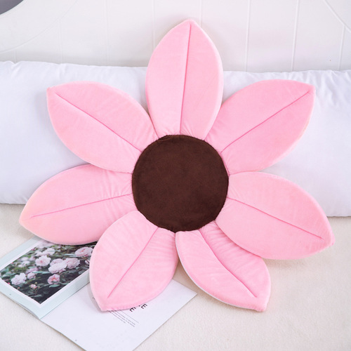 Creative new bath flower bath mat cute cartoon simulation flower cushion plush toy creative sofa dining chair cushion