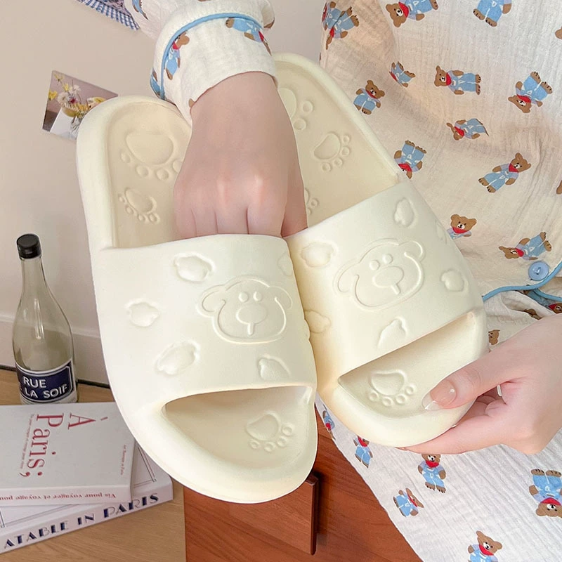 Муравьиная любовь весной и летом новый мультфильм милый сопли медведь пара мужские и женские домашние холодные тапочки комфорт