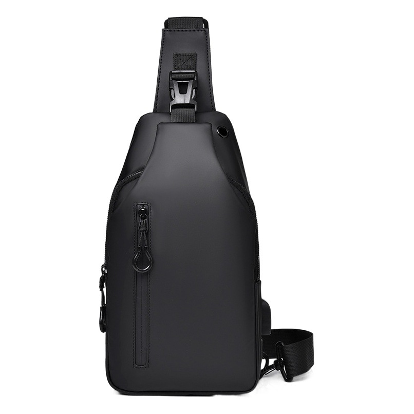 Men's Chest Bag Large Capacity Shoulder Crossbody Bag Casual Hanging Bag Waterproof Outdoor Travel Backpack Fashionable Brand Men's Bag