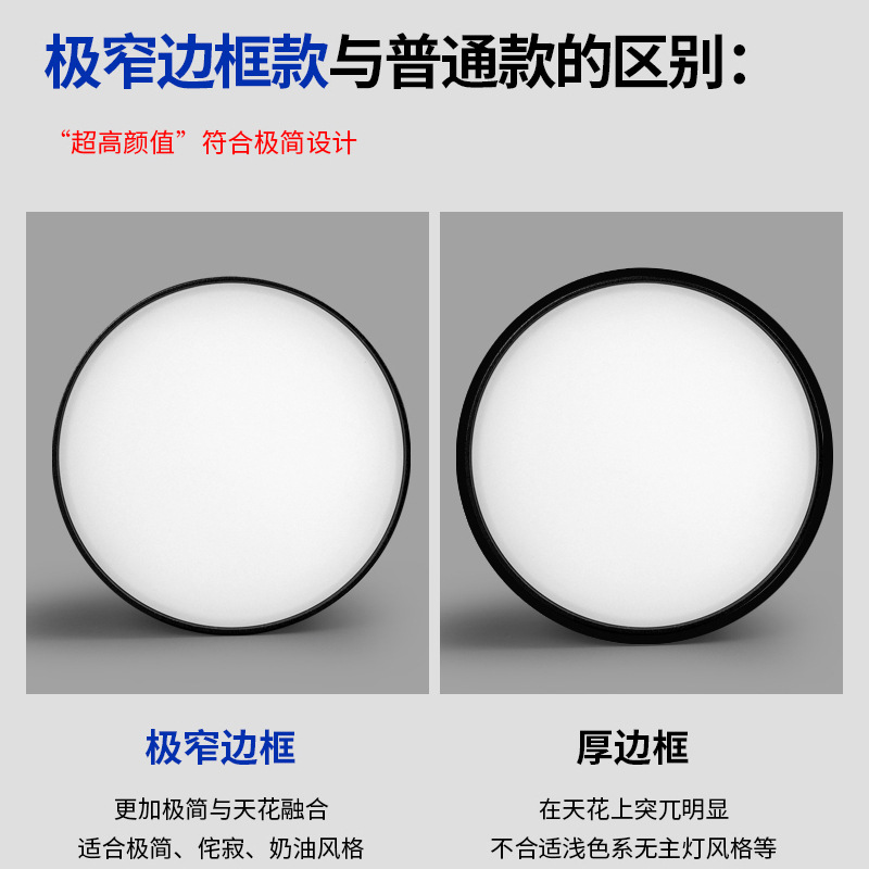 Led luz descendente de alta potencia redonda de 8 pulgadas 60W80W100W tienda centro comercial sala de exposiciones sin agujeros de ingeniería luz descendente