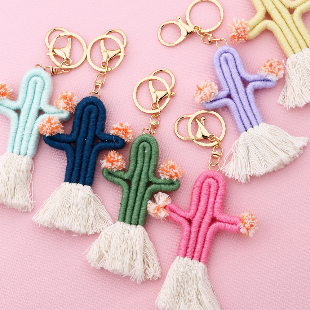 25g Weight Bag Pendant, Keychain Classification 1 Piece Quantity Daily Occasion Alloy Material Cactus Pattern Cute Style 1 Piece Cute Cactus Alloy Bag Pendant Keychain 2