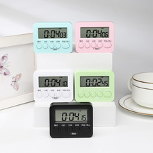 新款简约时尚电子计时器多功能闹钟日期温度数显计时器桌面计算器