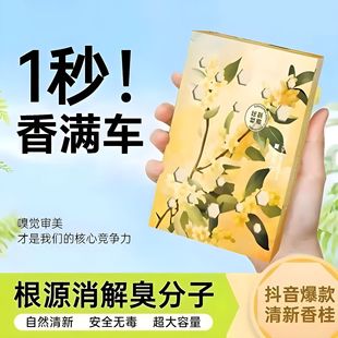 Car Aromatherapy Brick Car Balm Cologne Long-Lasting Fragrance Deodorizing Men's and Women's High-End Fragrance Solid Perfume