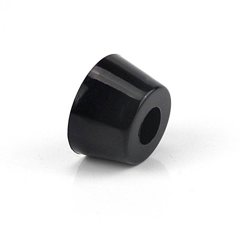 环保减震垫脚黑色橡胶脚垫 桌椅主机箱锥形接地脚垫 增高带垫片