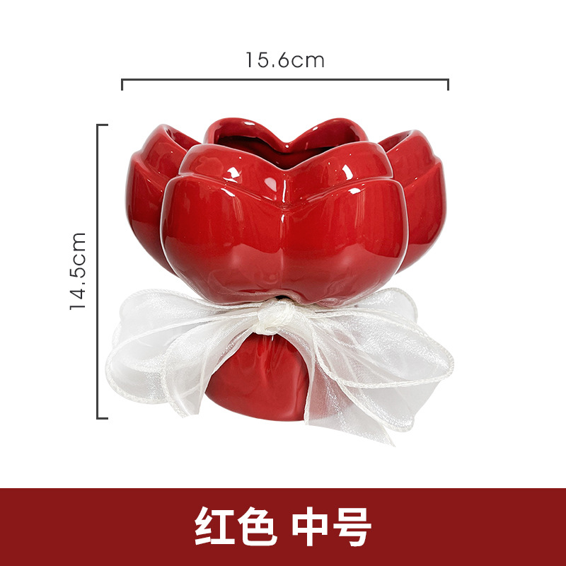 레드 미디엄 [부케 꽃병 4.0]