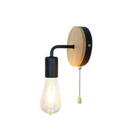 美式侘寂风壁灯卧室床头灯客厅电视背景墙楼梯过道走廊书房墙壁灯