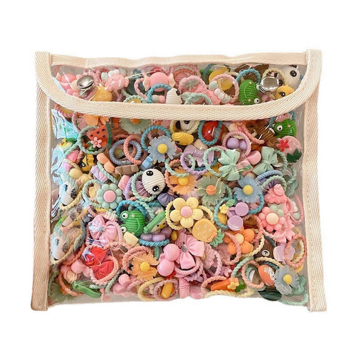 Baby hair accessories for social media posts, hair-friendly elastic bands, high-elasticity rubber bands for girls, children's hair accessories for wholesale.