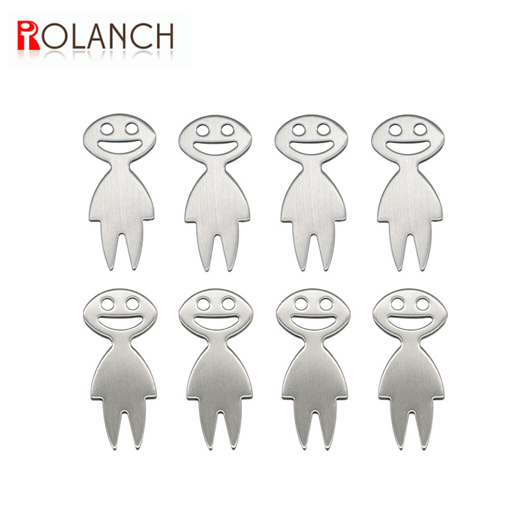 Corn fork fruit fork 304 stainless steel salad fork cartoon-type smiley face fruit tool manufacturer in stock
