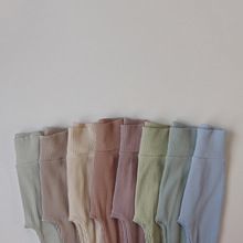 2025秋婴儿打底裤PP裤男女童多色坑条高腰护肚裤宝宝秋装大屁屁裤