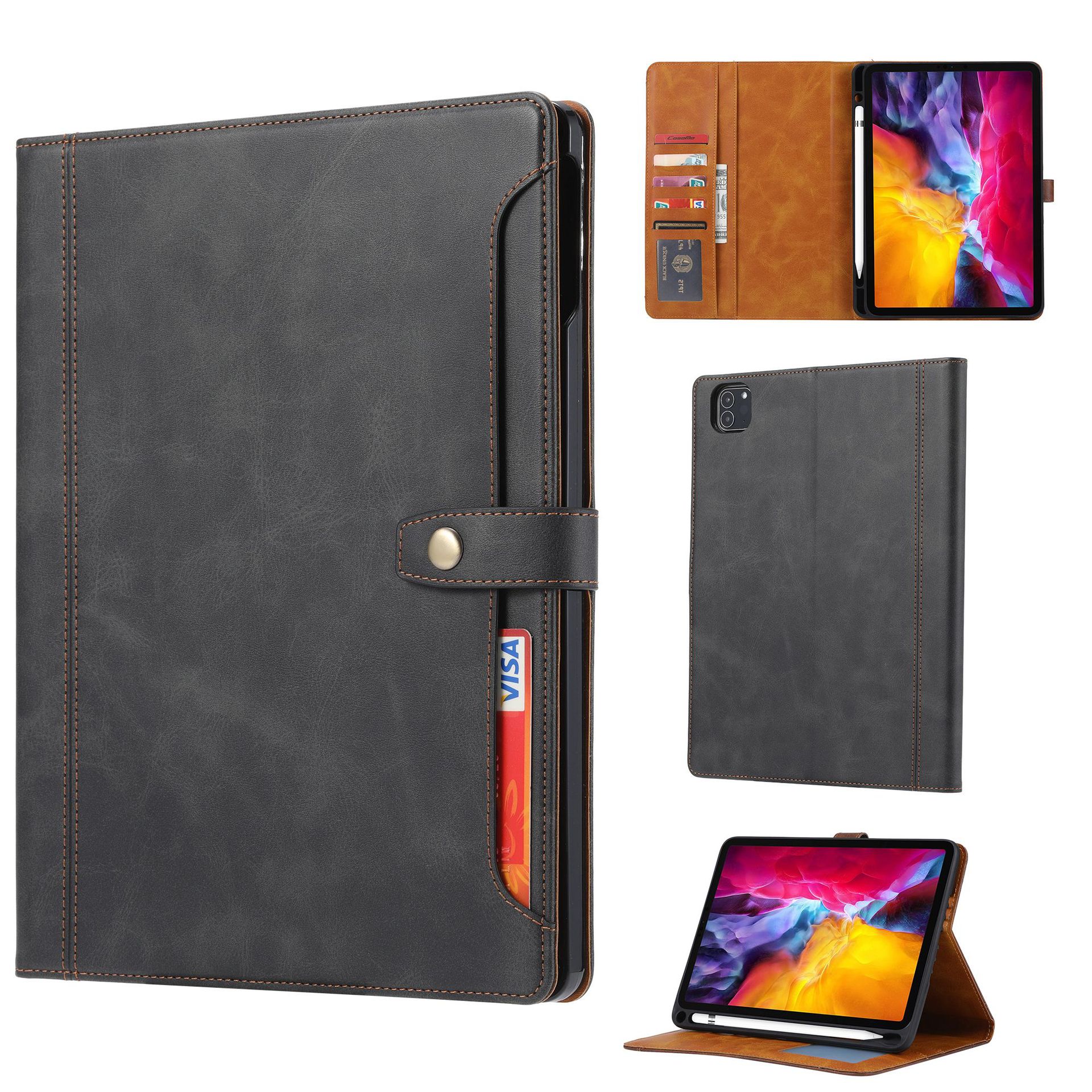 Funda protectora de cuero para iPad A16 2025, funda protectora para tableta iPad Air de 10.9 pulgadas 2024, funda para teléfono móvil.