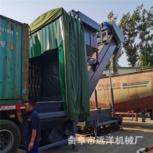 Dust-free ash unloader container fly ash unloader sea ash unloader container unpacking machine