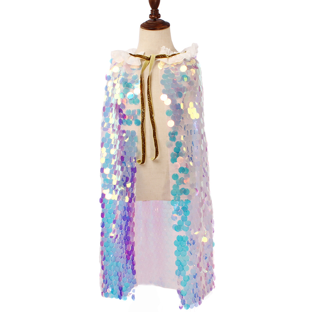 Sequined Mermaid Dress Girls Performing Formal Dress Scale