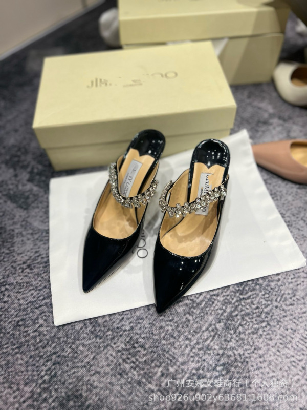 高版本jc气质高跟鞋女2025新款时尚尖头亮片单鞋通勤细跟高跟鞋女|undefined
