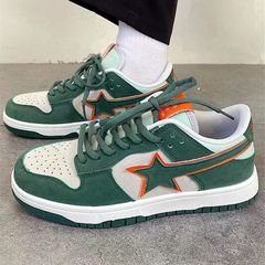 情侶美式復古鞋子男ins超火港風百搭運動休閒板鞋2022秋季新款潮