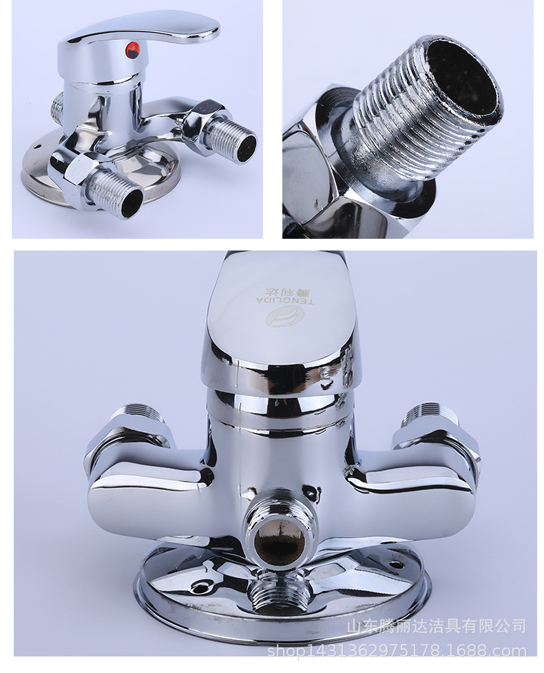 Factory direct sales of exposed shower mixing valve, solar water heater mixing valve with water supply triangle shower valve undefined