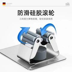 304 stainless steel mop hook, broom and mop rack artifact, strong sticky hook, no punching wall hanging rack, drop shipping