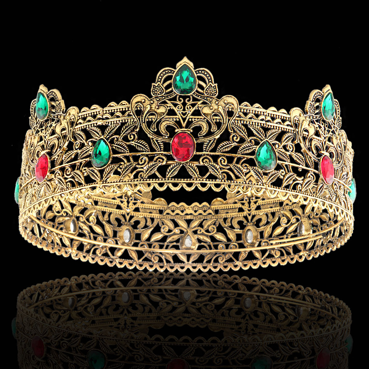 Big retro crown, with gem, graduation party, Birthday gift 2