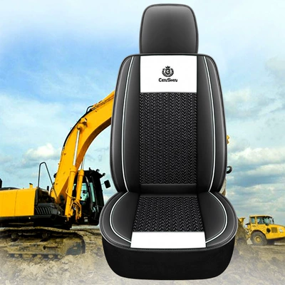 Hitachi, Kobelco, Liugong, Small Excavator | Universal seat cover - white-standard-edition-order-remarks-model-number