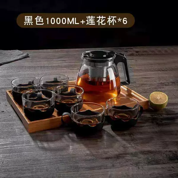 1 liter single pot + 6 lotus cups