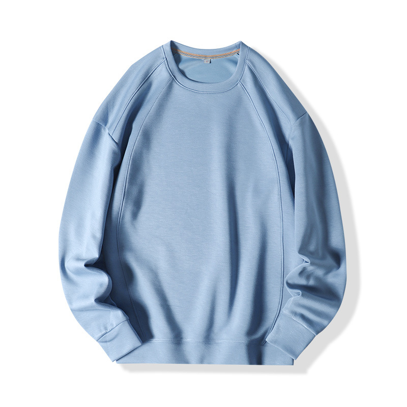 Felpa con cappuccio classica a maniche lunghe Air Layer da uomo, sportiva e per il tempo libero, taglie forti, scollo tondo, base shirt, giacca alla moda, top per uomo_voghion.com