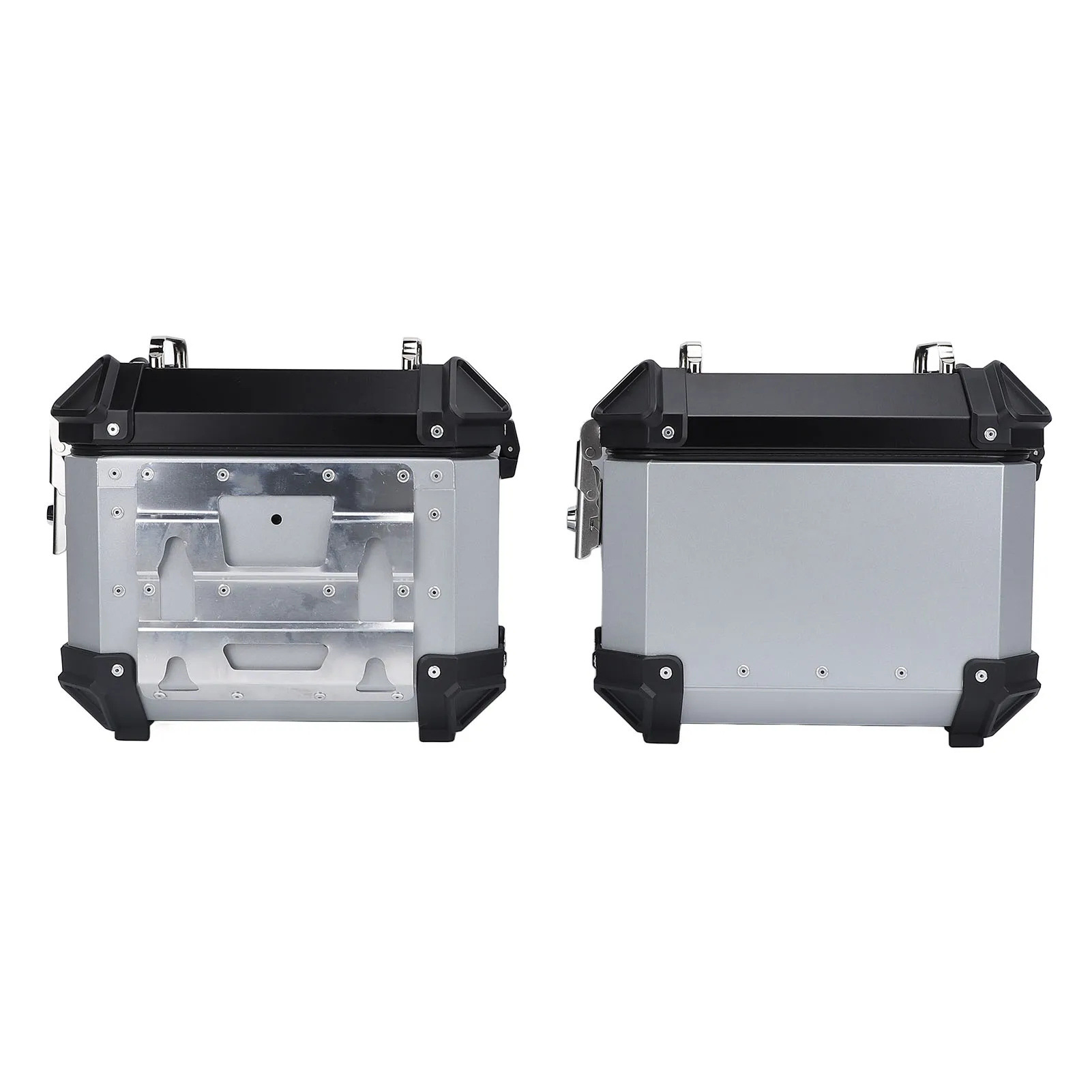 18L Side Box Motorcycle Universal Aluminum Alloy Side Box Waterproof and Anti-Collision Side Box Travel Motorcycle Large Capacity Quick-Release Box