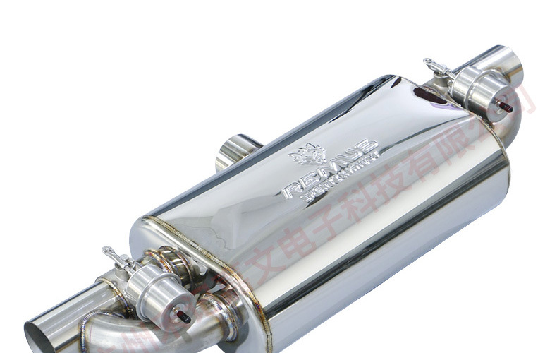 Car Exhaust Pipe Modification with Remote Control Exhaust Valve for Universal Variable Sports Car Sound, Creating a Loud Street Sound