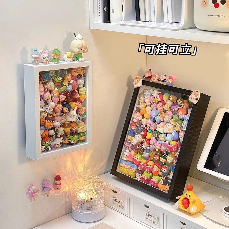 Marco hueco estereoscópico muñeca caja ciega muñeca diy creativa hecha a mano decoración marco de exhibición