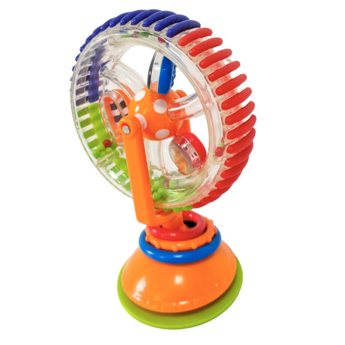 Baby educational three-color rotating Ferris wheel suction cup children's multi-functional toys drop shipping