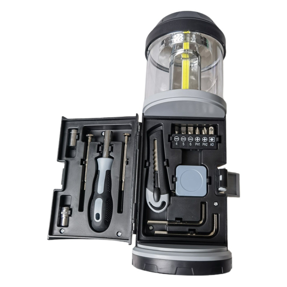 Al Aire Libre Amazon e-commerce creativo camping luz herramienta conjunto linterna portátil linterna hardware Herramientas traje
