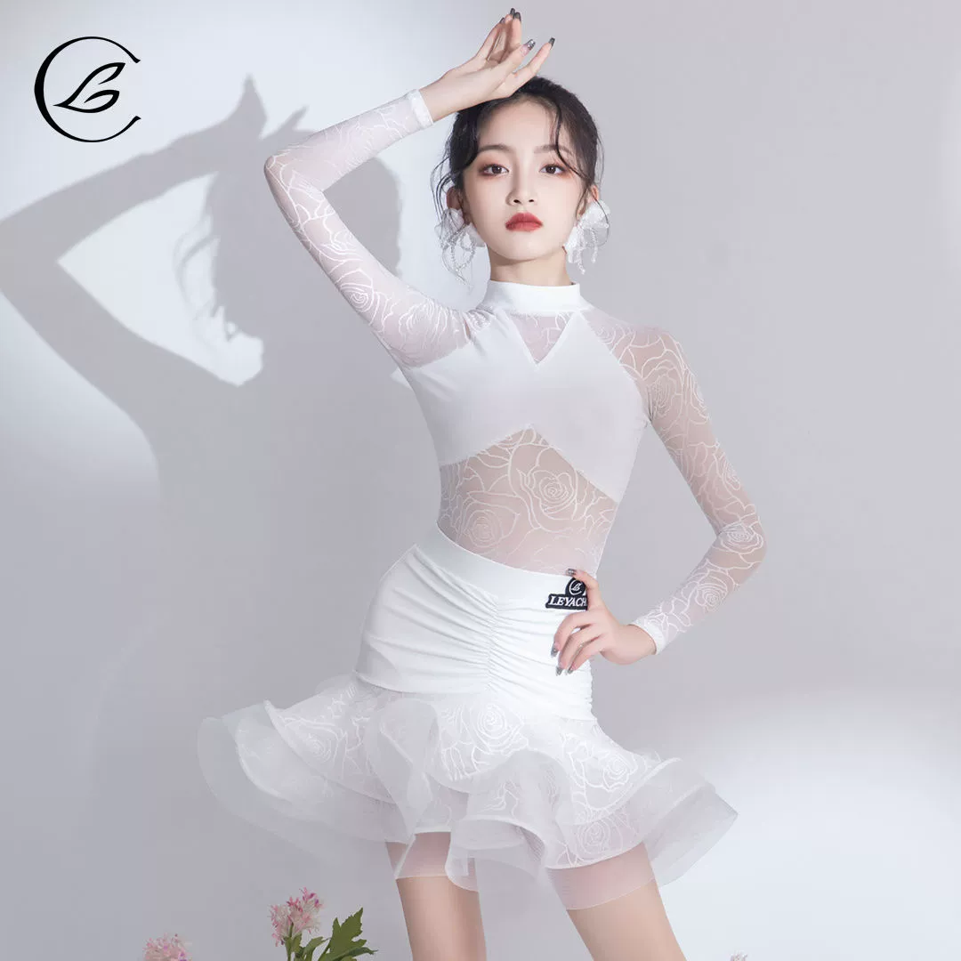 Leya Pool 2023 осень-зима новая латинская танцевальная одежда для девочек