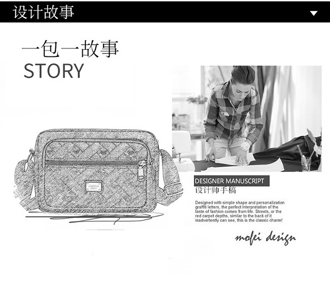 Neue Stil-Crossbody-Tasche zum Ausgehen, große Tasche für Einzelhandelstische, leichte Luxus-Kleinquadrat-Tasche, französische Kleinreisetasche, modische Oxford-Stoff-wasserdichte Geldbörse