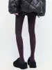SZ spring and autumn 100D pantyhose deep purple