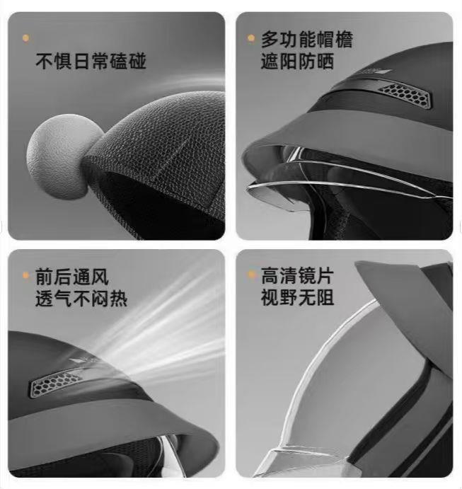 Helmet certified to meet national standards, suitable for electric scooters, winter helmet, unisex, all-season, warm, windproof, and safe helmet for winter, half helmet