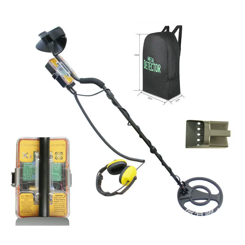 X3 погружение специальный металлоискатель детектив золото, серебро, медь подводный золотоискатель полный водонепроницаемый детектор
