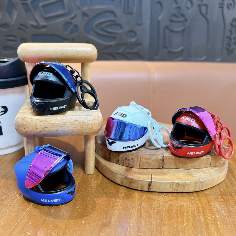 Cross-Border Popular Colorful Helmet Keychain Trendy Cool Bag Pendant 3D Motorcycle Helmet Pendant Gift Wholesale Cross-Border Popular Colorful Helmet Keychain Trendy Cool Bag Pendant 3D Motorcycle Helmet Pendant Gift Wholesale