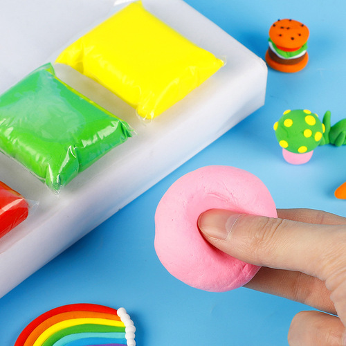 Ultra-light clay diy hand tools plasticine clay 36 colors large packaging with mold space clay for children