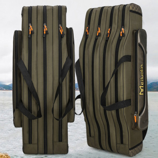 Sea Pole Bag, Fishing Gear Bag, Waterproof and Wear-Resistant Bag, Fishing Rod Bag, Fishing Bag, Sea Pole Bag, 1.25 Meters, Two Layers, Three Layers of Fishing Gear