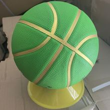 转运青蛇款健心5号牛筋橡胶加厚绿色纯色儿童青少年学生学校篮球